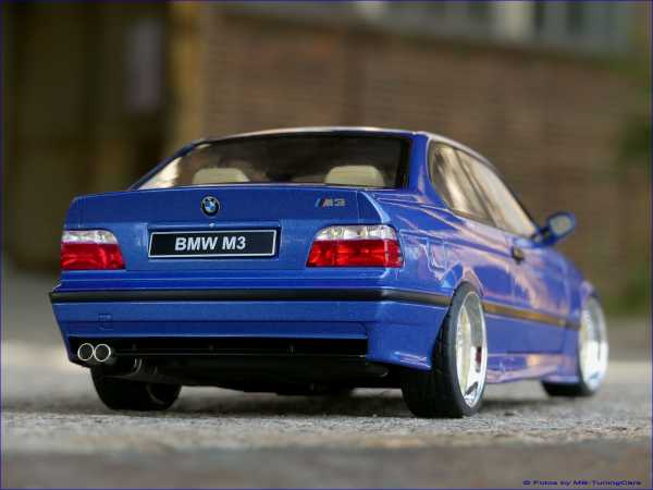 1:18 BMW E36 M3 in Blau - DieCast - inklusive OVP